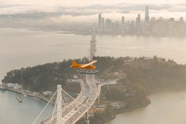 San Francisco city sights seaplane tour